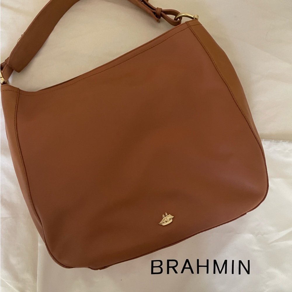 Brahmin Coastal Smooth Leather Shoulder Bag
